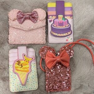 Loungefly - Sequin Bow Kids Accessories Set